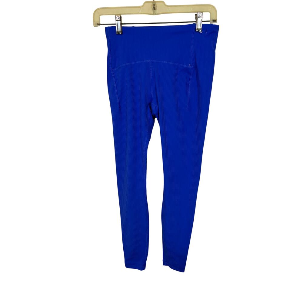 UnNew Spyder Active Leggings Women Cobalt Blue Pedal Pusher Leggings S Comfort - Picture 2 of 5